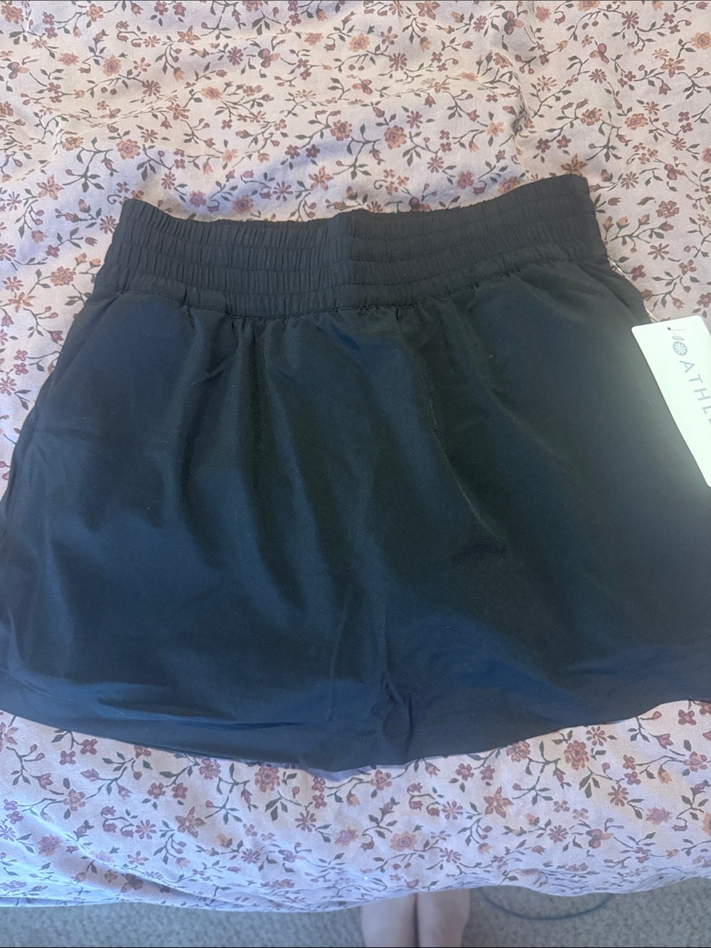 Athleta Black Elastic-Waist Women’s Skort